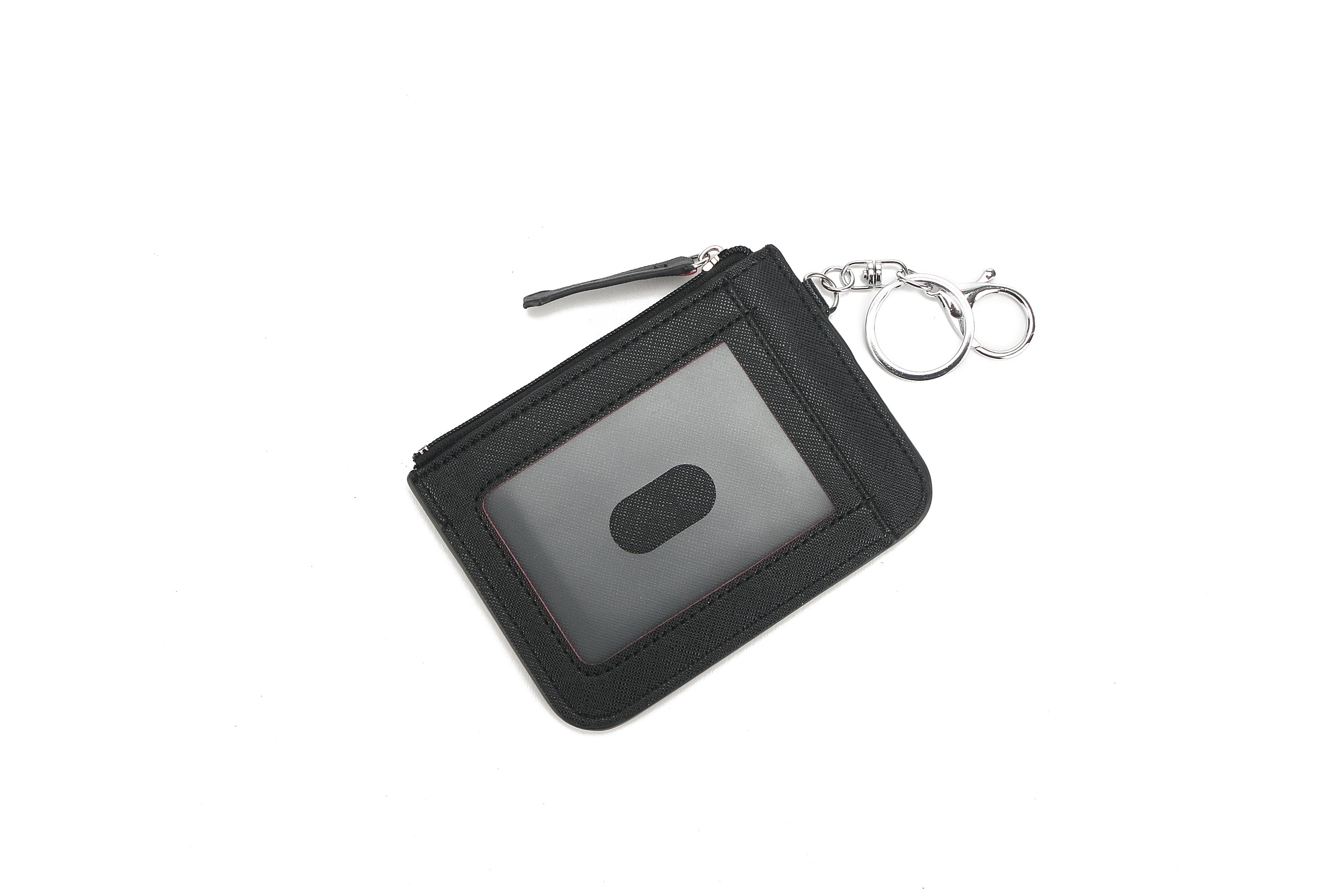 Premium May Koi Navy Leather Card Holder - Slim RFID Blocking Wallet for Credit Cards & IDs | Perfect for Travel, Business, and Everyday Use
