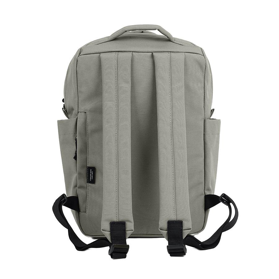 HELLOLULU Mini Carter All Day Backpack for Women - Lightweight Soft Gray Daypack for Work, Travel & School | Durable Water-Resistant Laptop Bag with USB Charging Port