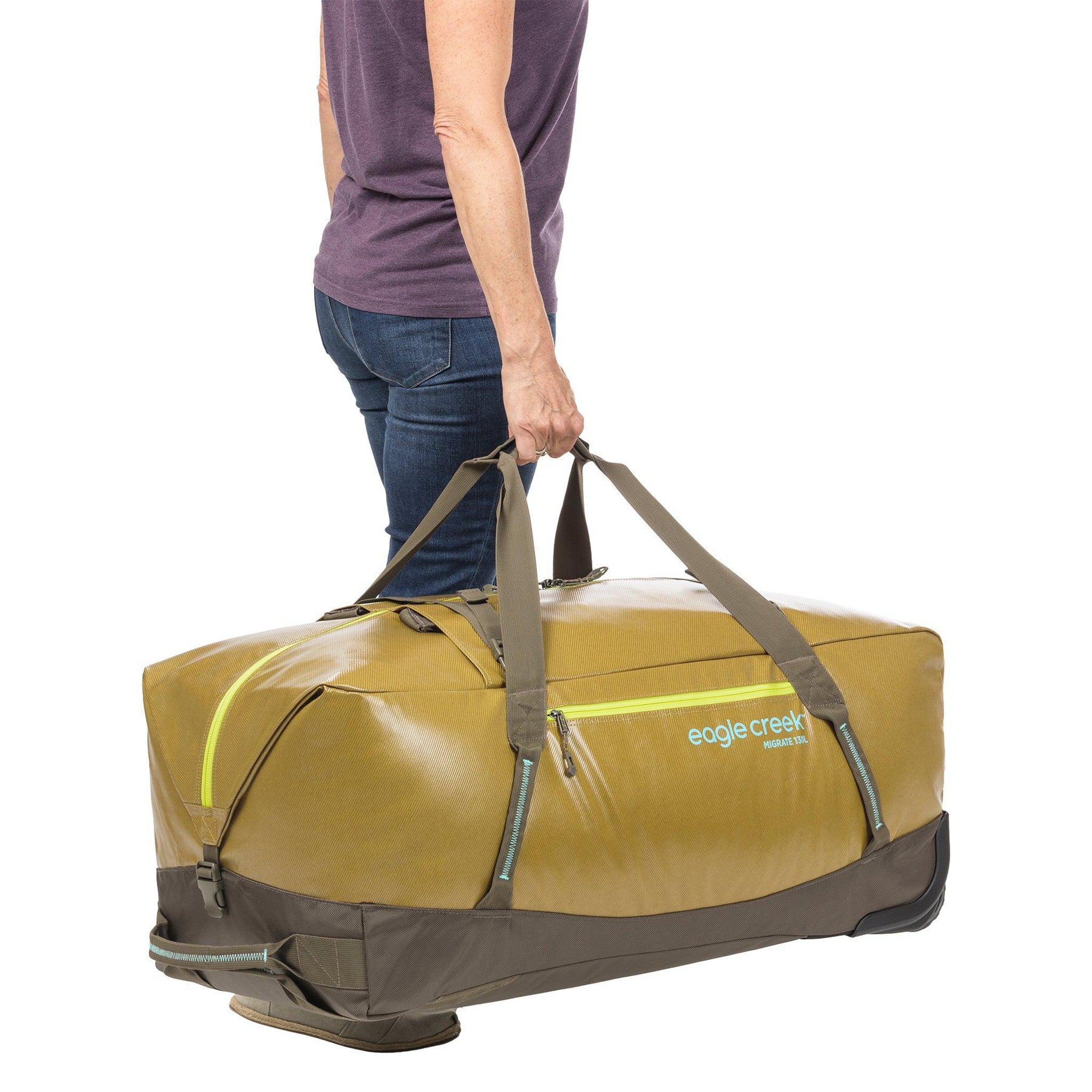 Eagle Creek Migrate Wheeled Duffel 130L - Large Travel Duffle Bag with Wheels for Airplane, Camping & Adventure Trips | Durable Luggage for Men & Women