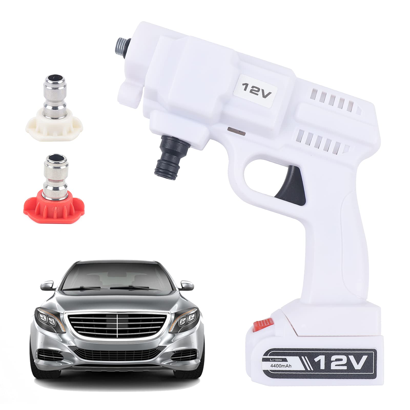 Cordless High Pressure Car Washer - Portable Water Gun Cleaner with Jet Sprayer | Perfect for Home, Car, Patio & Outdoor Cleaning
