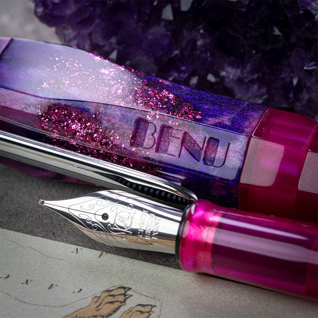 Benu AstroGem Fountain Pen - Premium Writing Instrument for Calligraphy & Gifts | Elegant Design for Professionals & Students