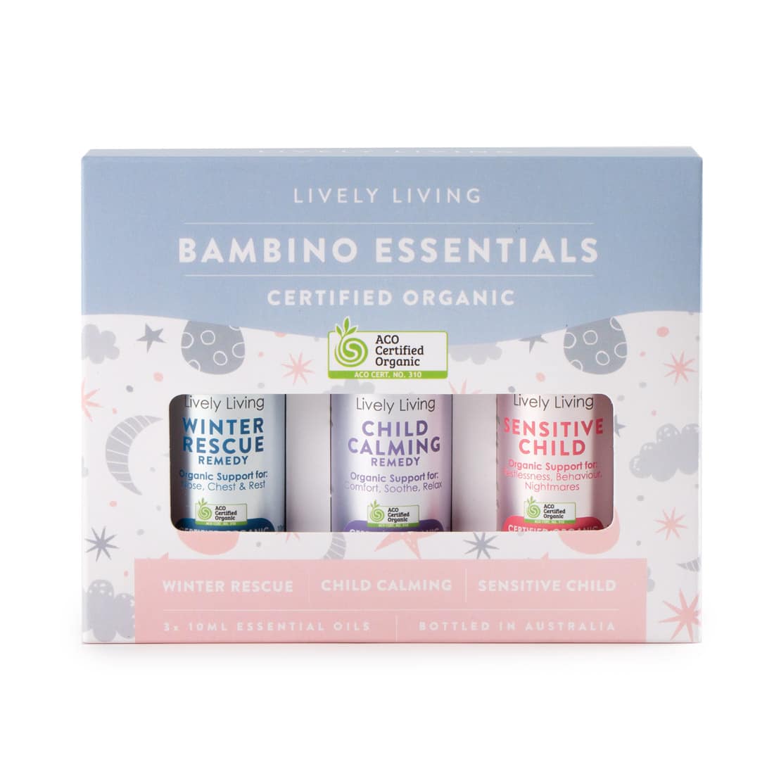 Organic Essential Oil Trio Set - Lavender, Peppermint & Eucalyptus - Aromatherapy Diffuser Blends for Relaxation, Stress Relief & Better Sleep