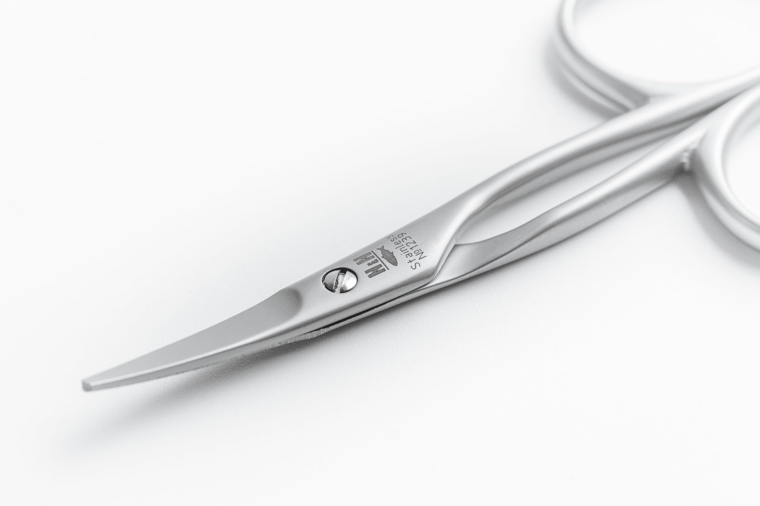 Premium Stainless Steel Nail & Cuticle Scissors - Professional European Grooming Tool by NN Knives | Family-Owned Since 1971 | Perfect for Baby Care, Manicures & Pedicures at Home or Salon
