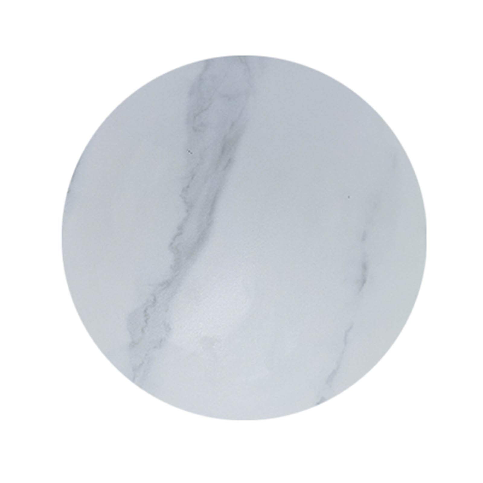 Faux Marble Round Table Top - Anti-Collision Dining & Coffee Table Cover (40-90cm/16-35.5 Inch) - Perfect for Home Decor, Kitchen, Living Room, and Office Use