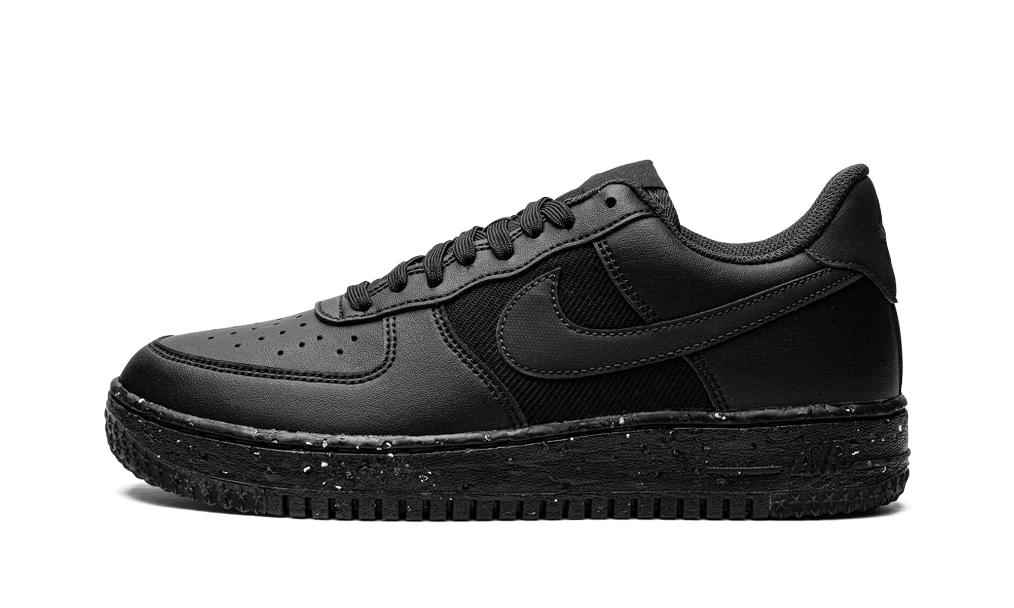 Nike Men's Air Force 1 Crater DH8083-001 Triple Black Sneakers - Size 9 | Comfortable & Stylish Casual Shoes for Walking, Running & Everyday Wear