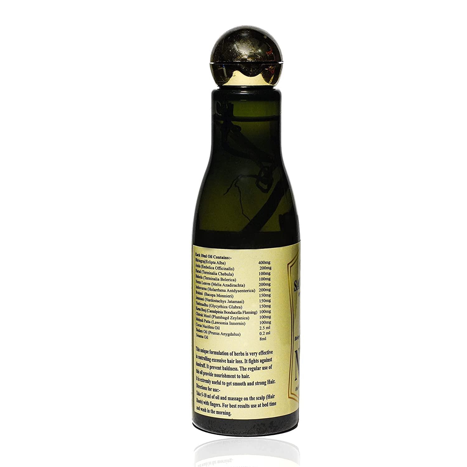 Lele Savikesh Hair Oil - Non-Sticky Hair Growth Treatment for Men & Women | 20X Stronger Hair Formula | Scalp Nourishment for Healthy, Smooth & Strong Hair (200ml) | Daily Hair Care & Styling Essential