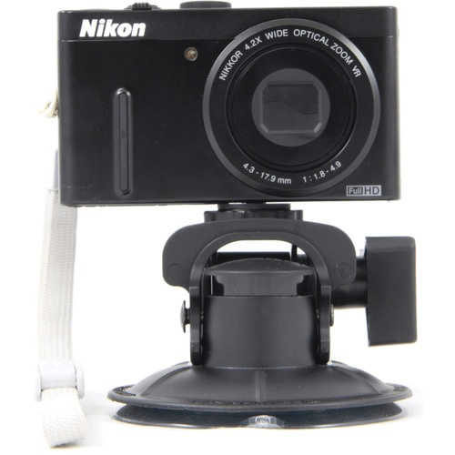 Delkin Fat Gecko Stealth Mount - Universal Camera and Camcorder Suction Cup Mount for Cars, Windows, Walls | Perfect for Vlogging, Action Shots & Hands-Free Filming