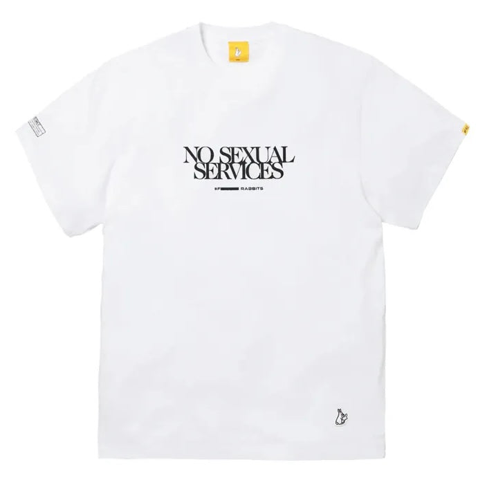 FR2 24SS NO SEXUAL SERVICES Graphic T-Shirt FRC3152 - Streetwear Fashion for Men, Casual Wear & Urban Lifestyle