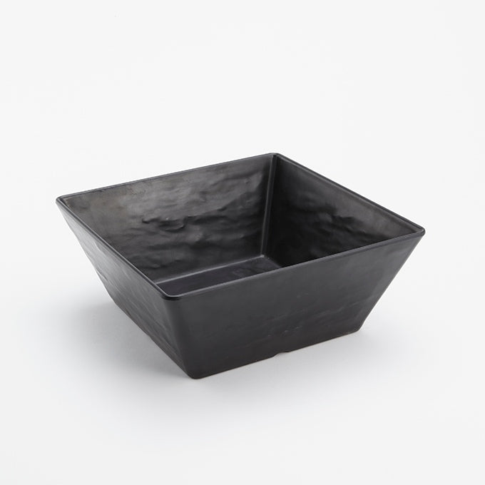 American Metalcraft FSMEL94 Square Melamine Bowl - Faux Slate Design, 125 oz Capacity, 9.5