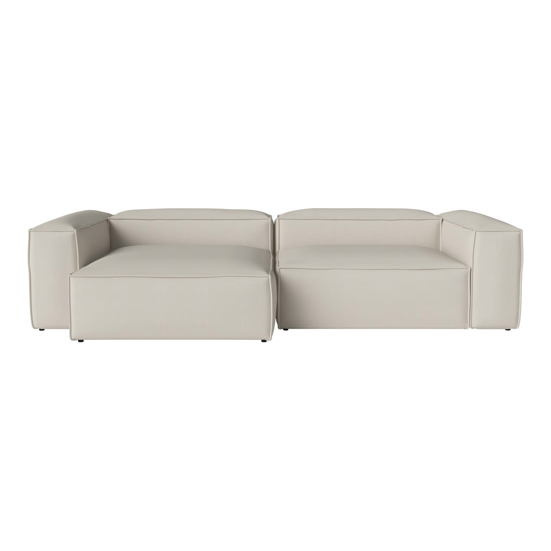 Cosima 2-Seater Sofa with Chaise Lounge - Modern Living Room Furniture for Small Spaces | Perfect for Apartments, Condos & Cozy Home Decor