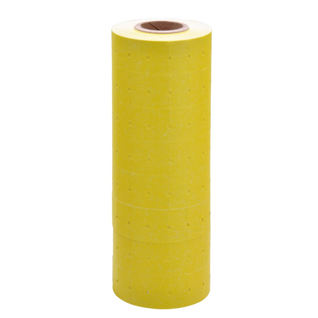 No Tamper Proof Yellow Labels 16 Pack for Avery Dennison/Sato M1 Price Guns - Office & Retail Use