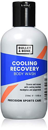 Bullet & Bone Cooling Recovery Body Wash - Menthol & Peppermint Infused for Skin Cleansing, Moisturizing & Temperature Cooling (100ml) - Perfect for Post-Workout, Hot Weather & Muscle Relief