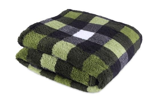 Green and Black Buffalo Check Plaid