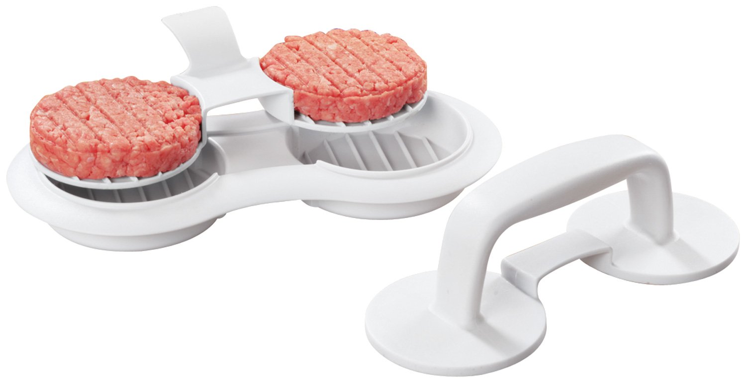 WalterDrake Mini Burger Press - Compact Patty Maker for Homemade Sliders, Perfect for BBQs, Picnics & Party Snacks