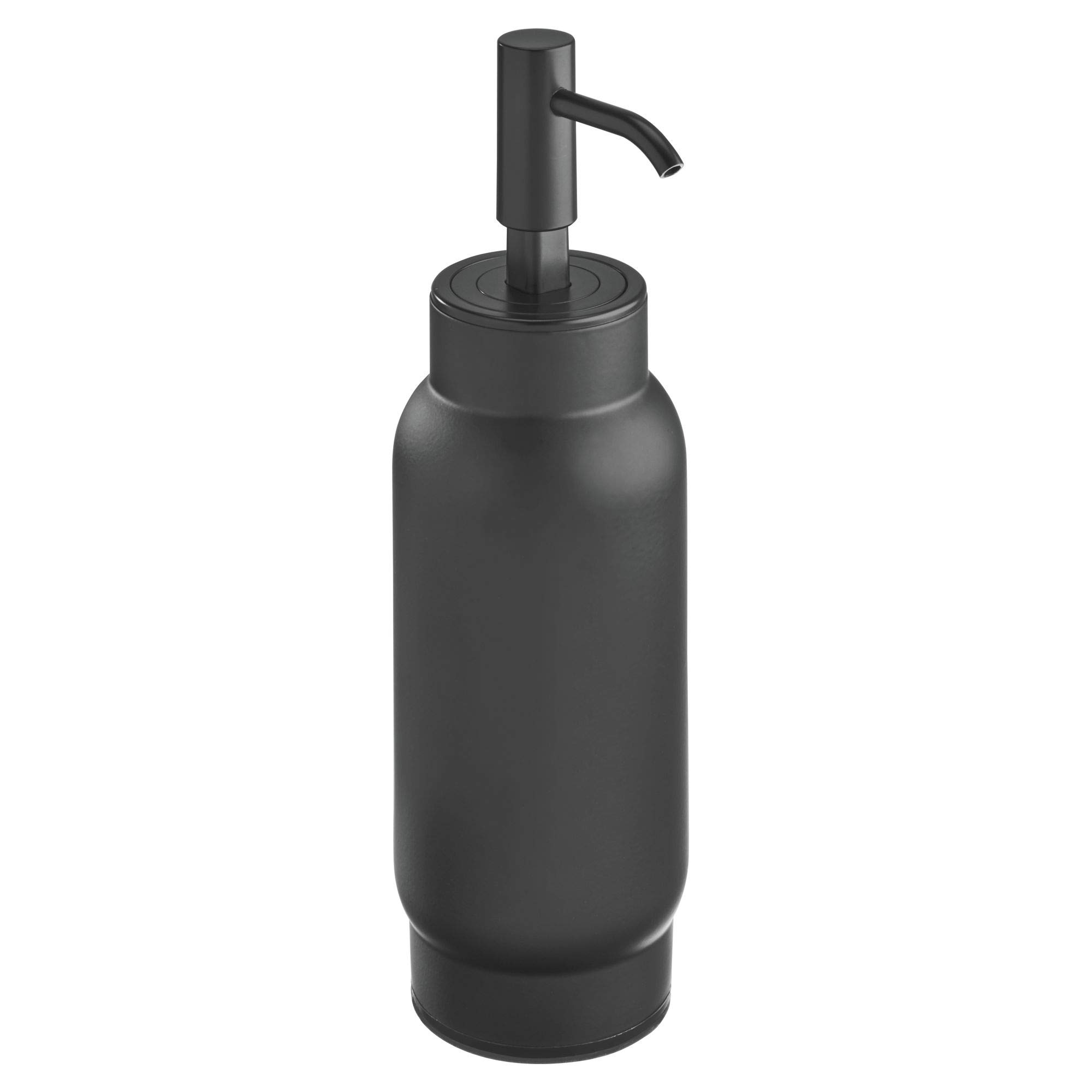 iDesign Austin Metal Liquid Soap Pump - Premium Lotion Dispenser for Bathroom, Vanity, Bedroom, Desk & Office | Elegant Hand Soap Dispenser for Home, Hotel & Spa Decor | Perfect for Liquid Soap, Lotion & Hand Sanitizer