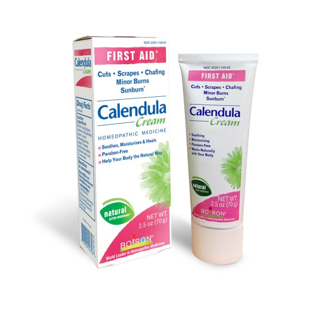 Boi Calendula Cream 2.5 Oz - Organic Calendula Healing Balm for Dry Skin, Eczema & Diaper Rash Relief | Perfect for Babies, Kids & Sensitive Skin Care