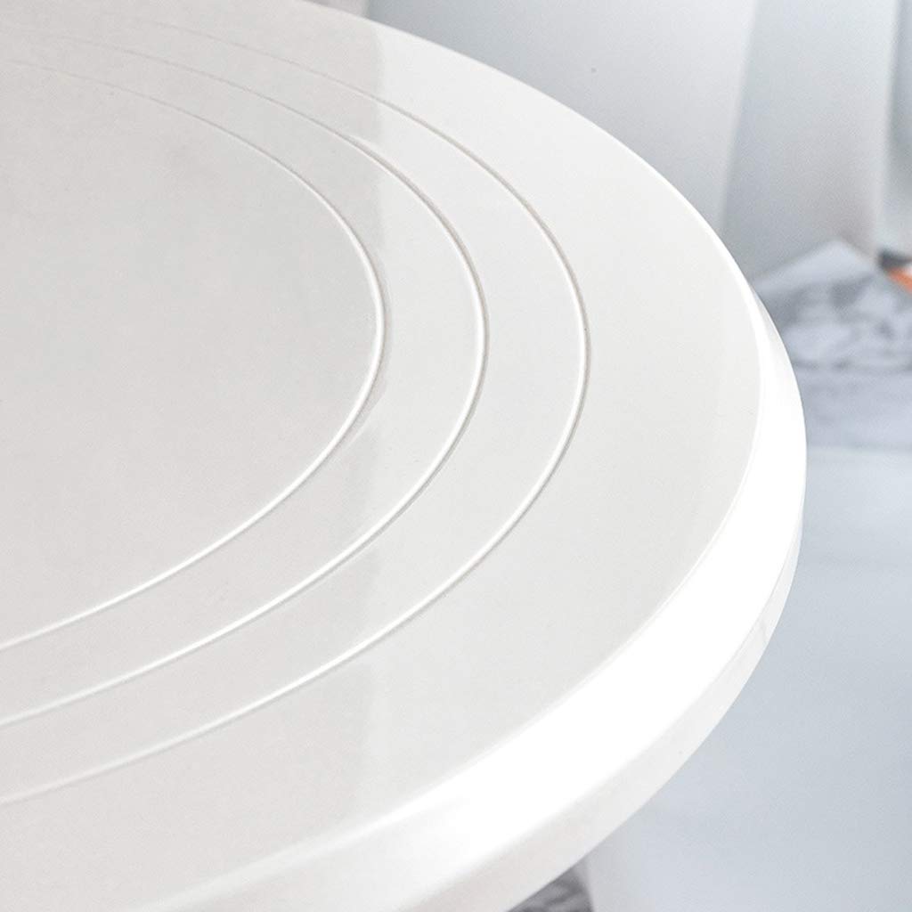 ABS Plastic Cake Turntable - Smooth Rotating Cake Decorating Stand for Baking, Icing & Dessert Display (White) - Perfect for Home Bakers, Wedding Cakes & Professional Pastry Chefs