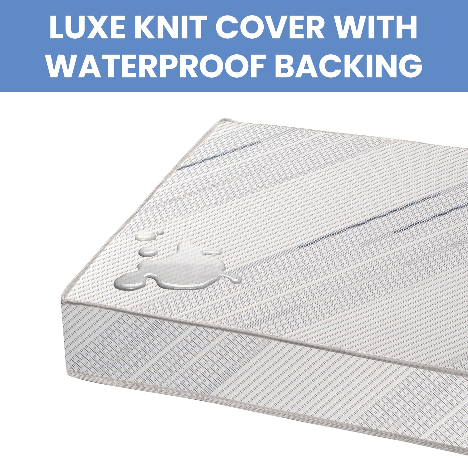 Angel Whispers Dual-Sided Baby Crib Mattress - Breathable Waterproof Infant & Toddler Mattress for Safe Sleep - Perfect for Nursery, Daycare & Travel Use