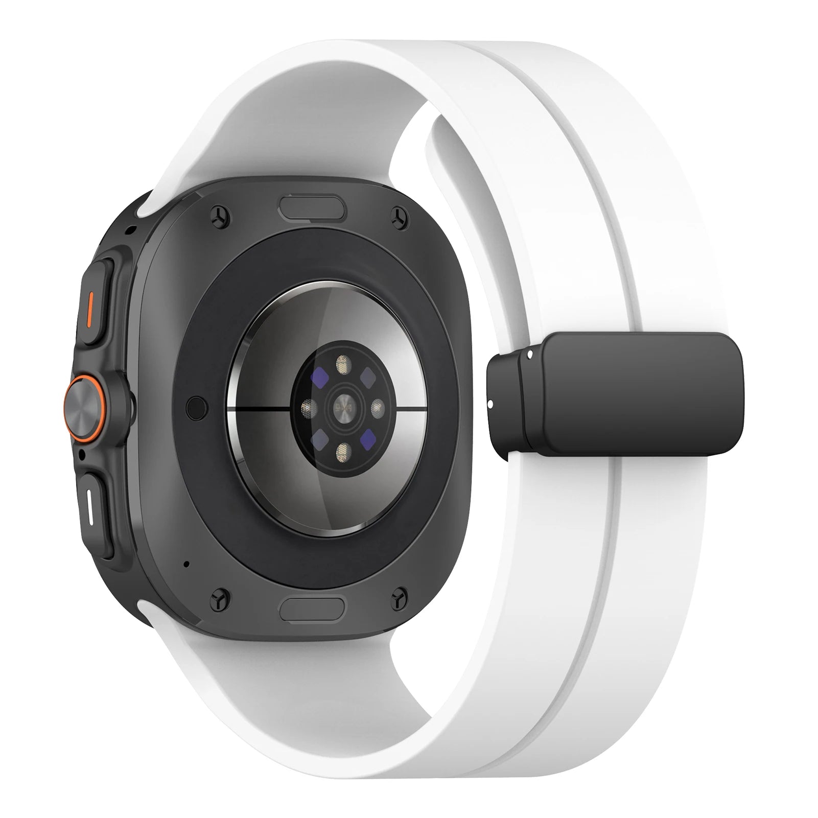 Magnetic Silicone Band for Samsung Galaxy Watch Ultra - Durable, Comfortable Strap for Workout, Running & Outdoor Activities