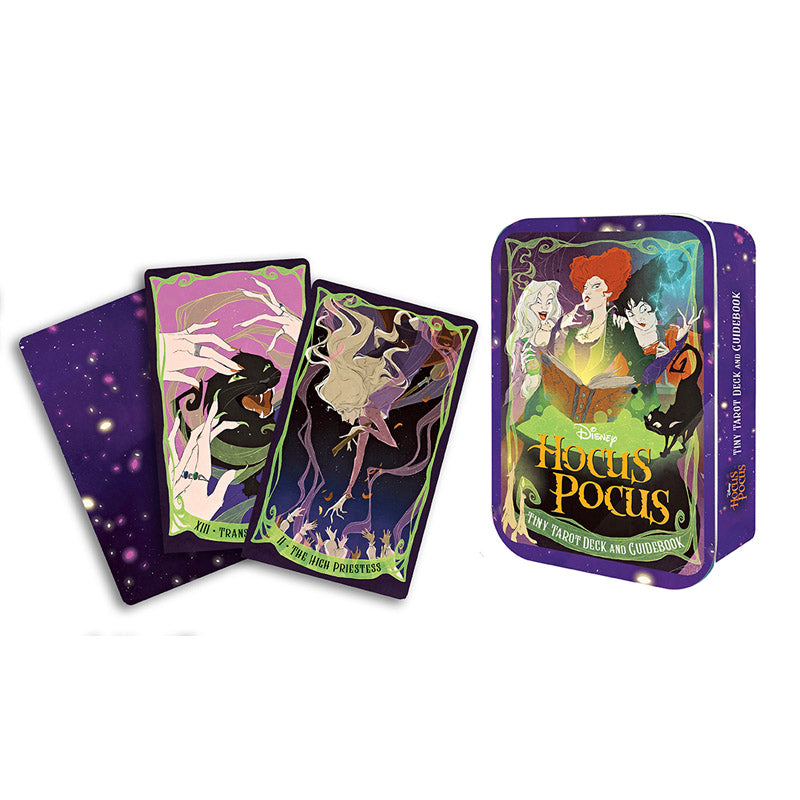 Mini Hocus Pocus Tarot Deck with Guidebook - Perfect for Beginners, Collectors & Halloween Divination