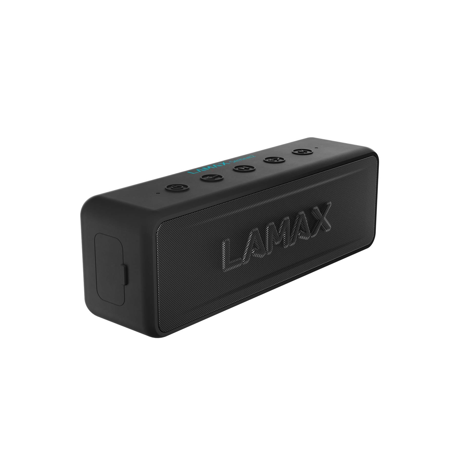 LAMAX Sentinel2 Bluetooth 5.0 Portable Speaker - 20W Powerful Sound, IP67 Waterproof & Dustproof, 24H Playtime, TWS Stereo, microSD/USB-C/Aux Input - Perfect for Outdoor Adventures, Beach Parties & Home Use
