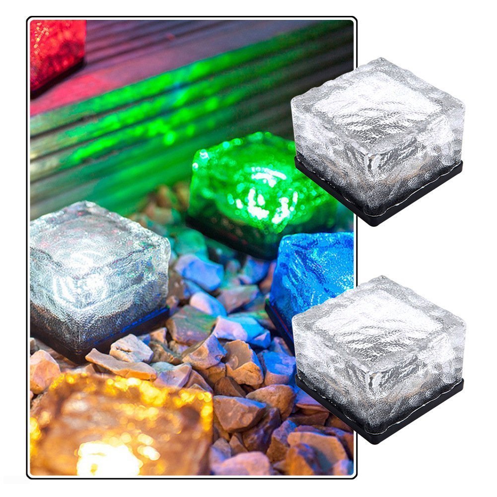 Solar LED Path Lights - 4-Pack Waterproof Outdoor Garden Lights for Walkway & Yard Decor