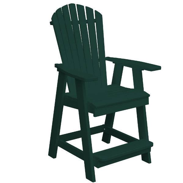 Fanback Counter Chair - Sturdy & Comfortable Bar Stool for Kitchen Island, Breakfast Nook & Home Bar | Adjustable Height & Swivel Seat | Modern Dining Furniture for Restaurants & Cafes