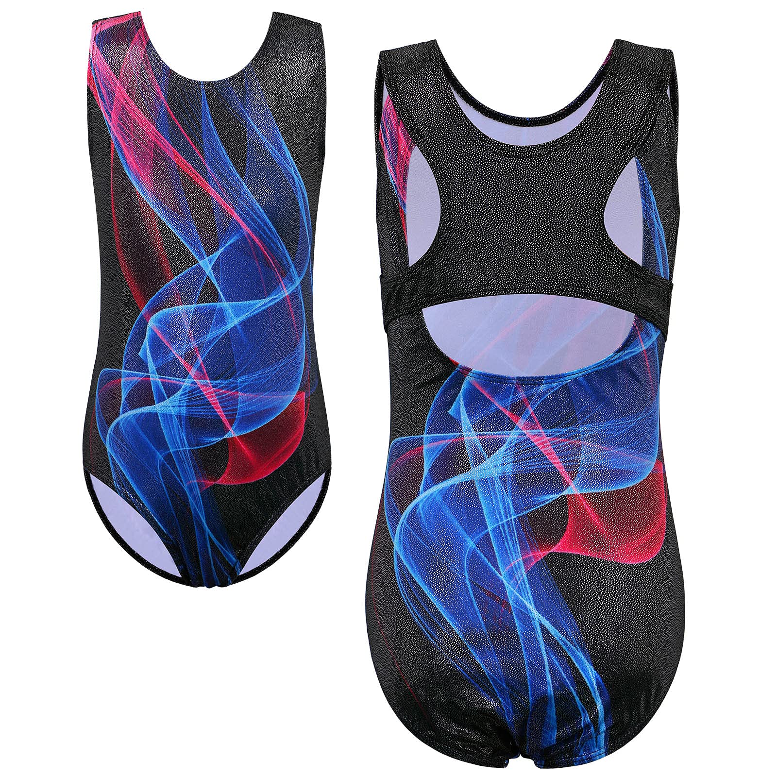 XFGIRLS Girls Gymnastics Leotards - Athletic Dance Leotard for Kids & Teens - Perfect for Ballet, Cheerleading & Gymnastics Practice