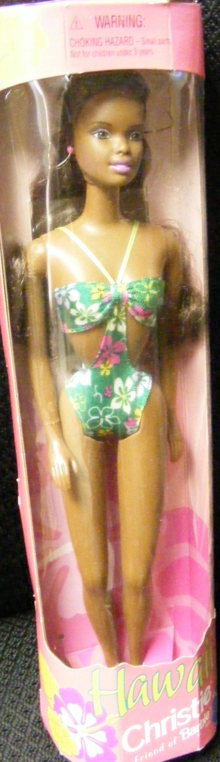 Vintage 1999 Barbie Hawaii Christie Doll - Collectible Barbie Friend Doll from the 90s | Perfect for Barbie Collectors, Nostalgic Gift, and Display
