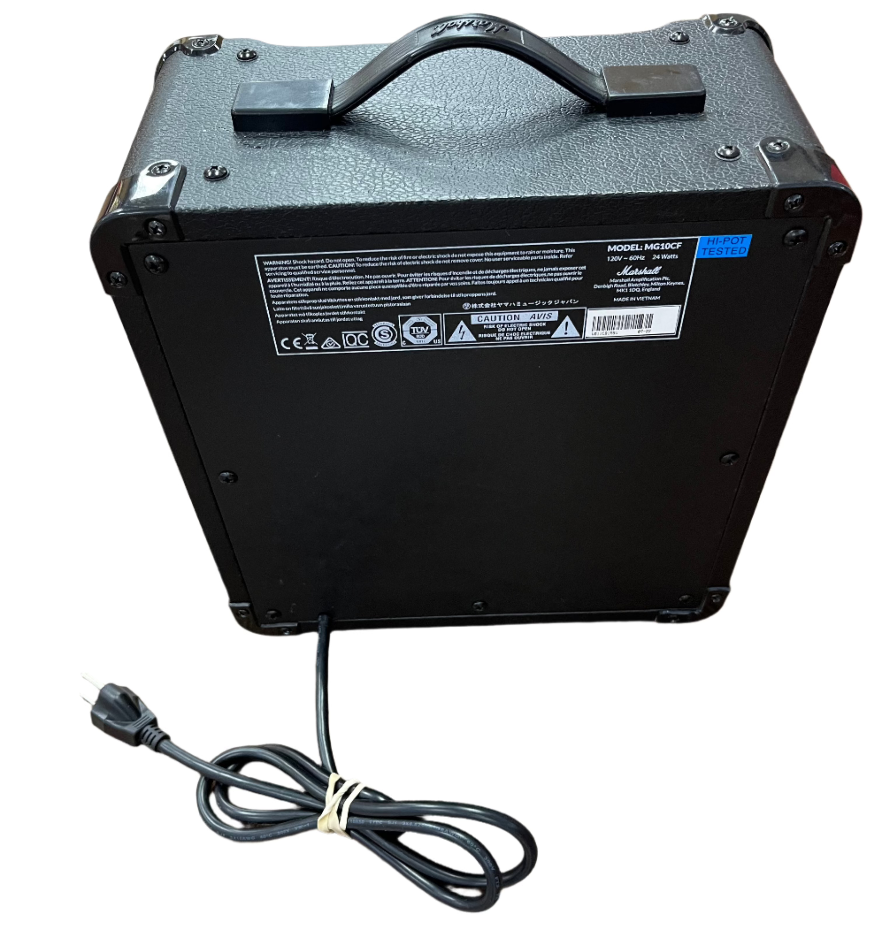 Marshall MG10 10-Watt Electric Guitar Amplifier - Compact & Portable Amp for Practice, Home, Studio & Small Gigs | Perfect for Beginners & Musicians