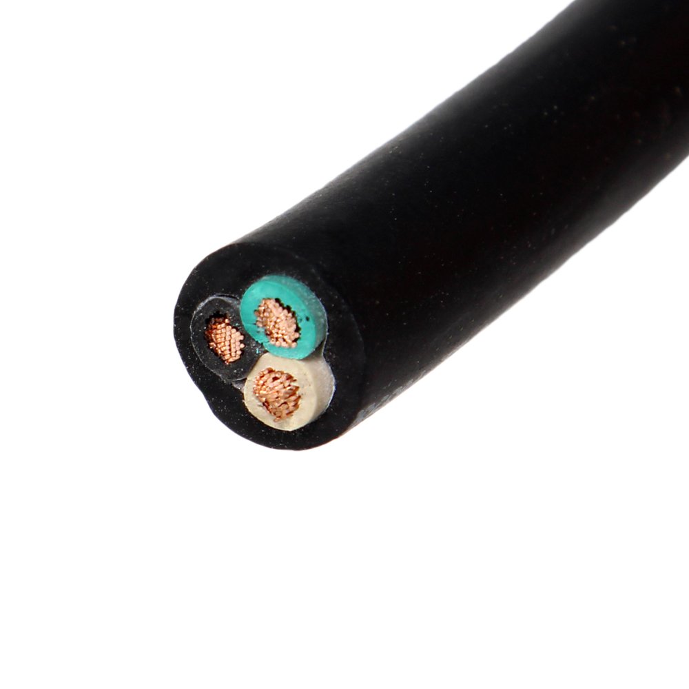 10/3 Bulk Cable 50ft - SJOOW Jacket, 30A, 3-Wire, 300V - Water & Oil Resistant Heavy Duty Power Cord for Industrial, Construction & Outdoor Use (50ft)