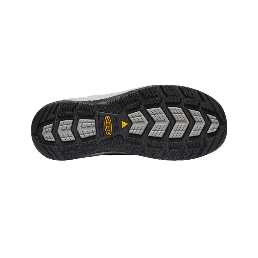 Men's Flint II Steel Toe Work Boots - Gargoyle/Paloma Safety Shoes for Construction & Outdoor Work