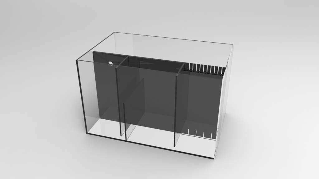24 Gallon All-in-One Aquarium Tank with Starfire Low Iron Glass & Included Return Pump – Perfect for Home, Office, or Marine Life Enthusiasts