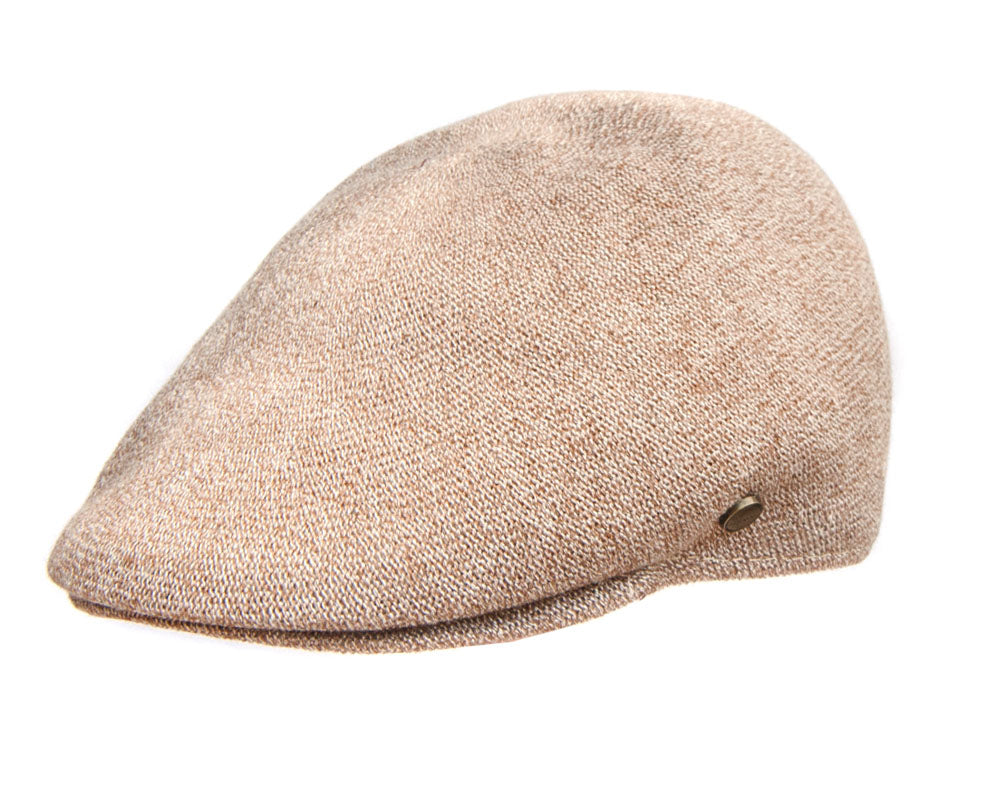 Avenel 'Tropical' Ivy Flat Cap in Tan - Stylish Summer Hat for Men, Outdoor Activities & Casual Wear