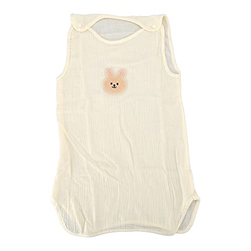 4-Season Baby Sleeveless Sleep Vest - Soft Cotton Kick-Proof Design with Cute Prints for Newborns (Size M) | Perfect for Nursery, Daycare & Comfortable Nighttime Sleep