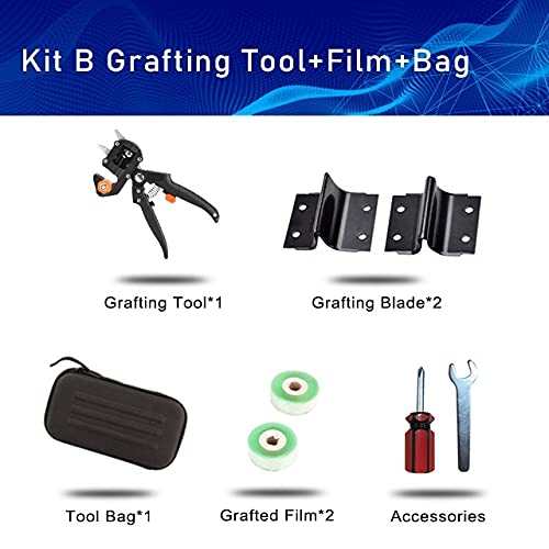 Multi-Function Gardening Hand Tools Set - Pruning Shears, Cutting Scissors & Grafting Pruner for Orchard, Garden & Home Use | Perfect for Trimming, Harvesting & Plant Care