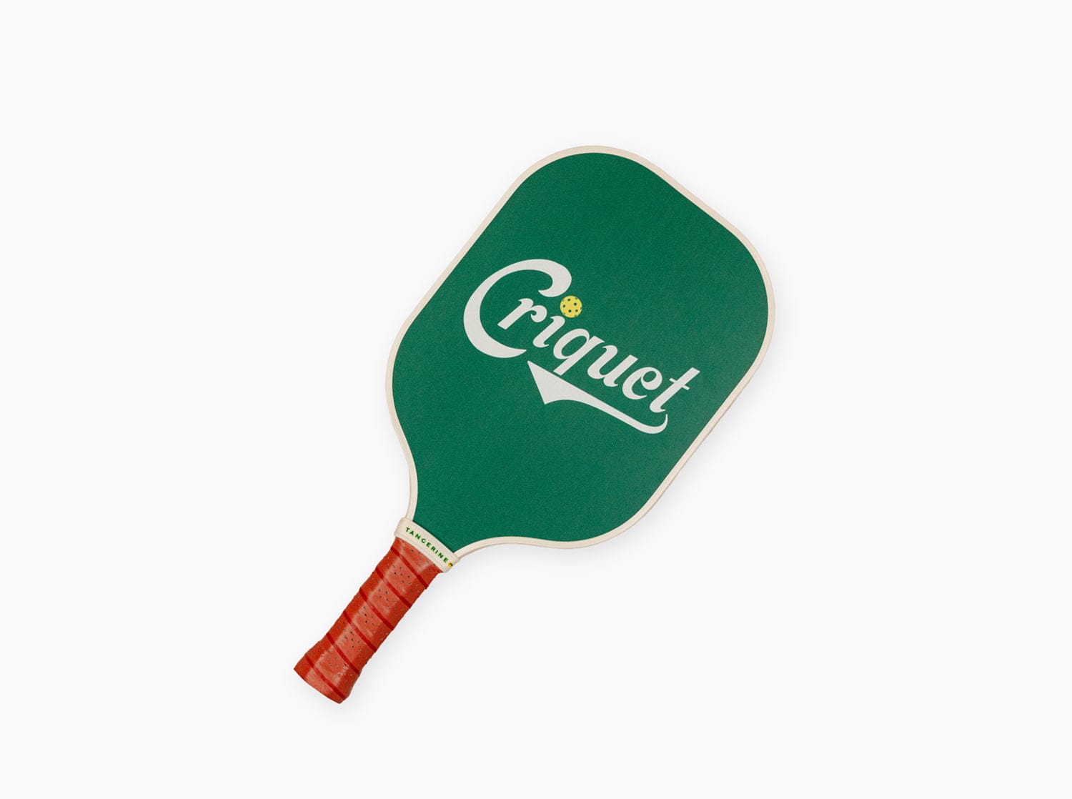 Criquet x Tangerine Premium Pickleball Paddle - Checker Green | Lightweight & Durable | Perfect for Outdoor & Indoor Pickleball Games