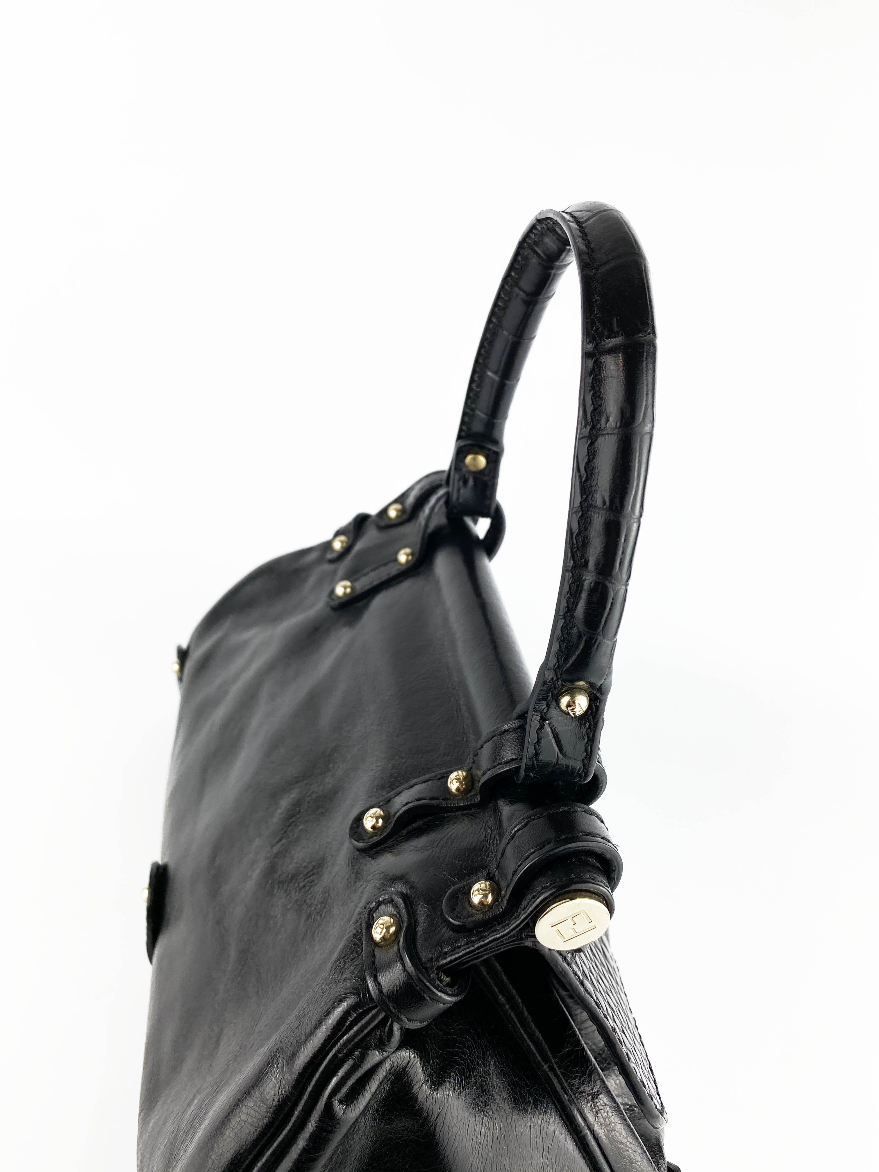 Fendi Black Magic Picola Bag - Luxury Leather Shoulder Bag for Women | Perfect for Work, Travel & Evening Events