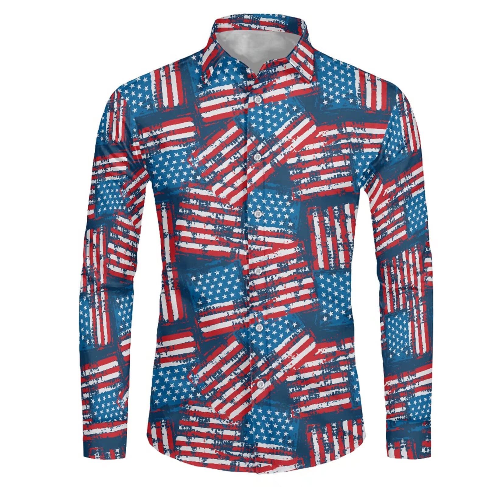 Coloranimal Hawaiian Men's Button Down Dress Shirts - Casual & Business Short Sleeve Shirts for Work, Vacation, Party (XS-4XL) | Lightweight Breathable Summer Tops for Office, Beach & Outdoor Activities