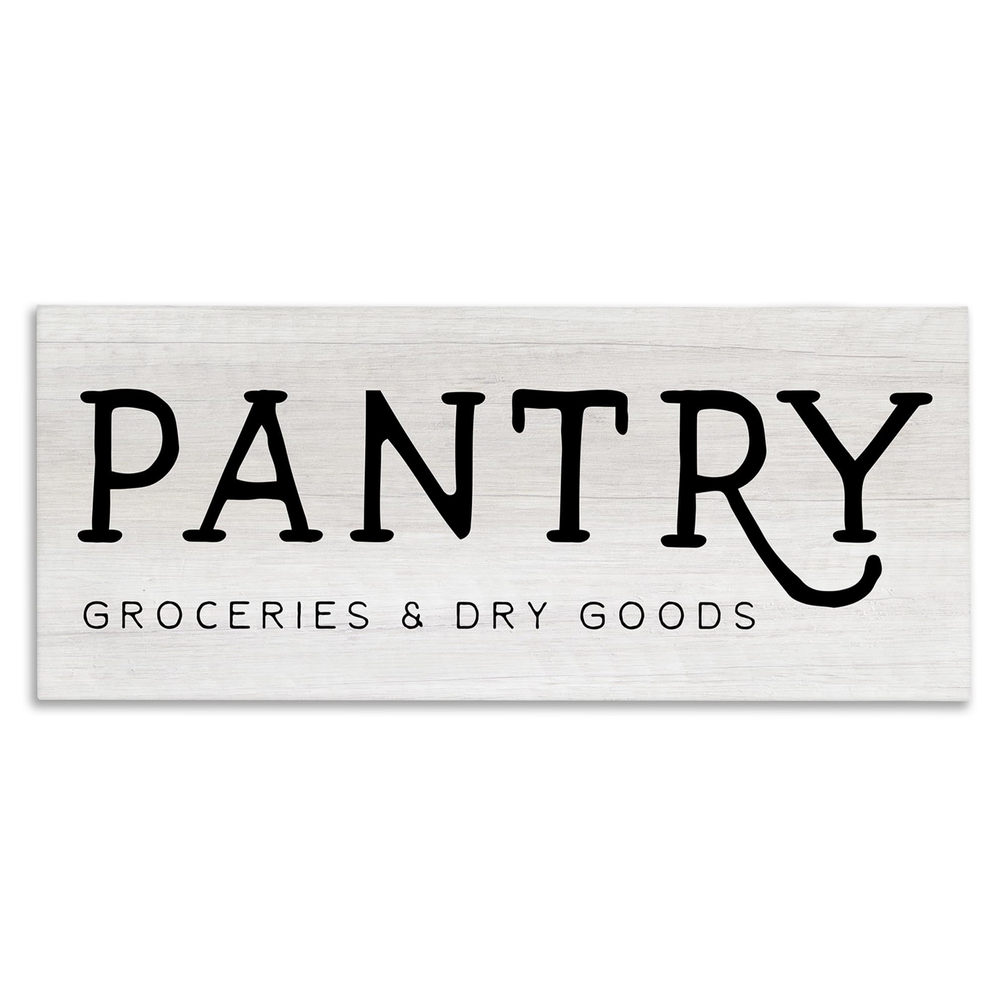 Rustic Pantry Sign for Groceries & Dry Goods - Kitchen Decor