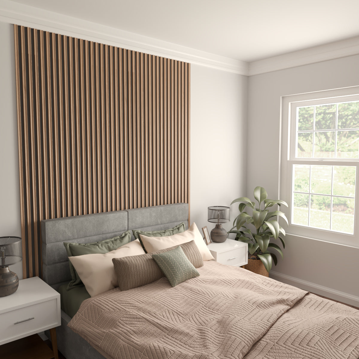 Premium Stain-Grade Hardwood Slats - Concave Design for Custom Furniture & DIY Projects - Perfect for Cabinets, Shelving, and Home Decor
