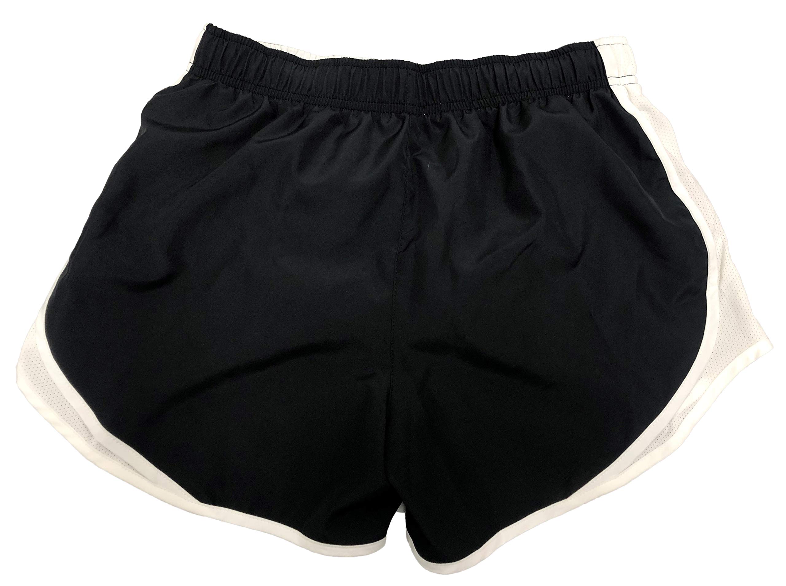 Nike Women's Dri-FIT Tempo Running Shorts - Black/White - Medium Size - Perfect for Gym Workouts & Jogging
