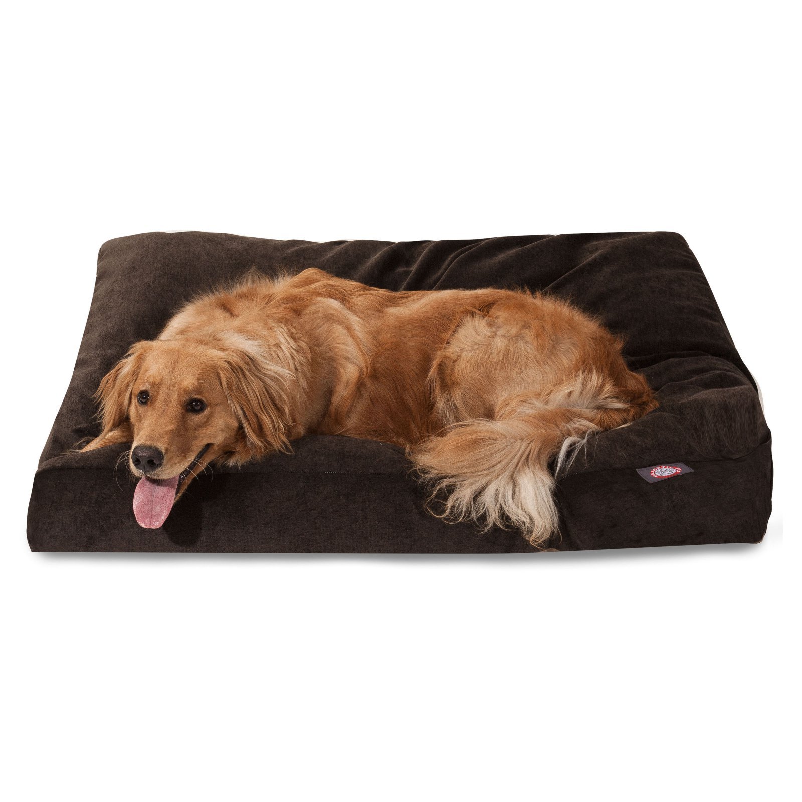 Majestic Pet Villa Rectangle Washable Dog Bed - Non-Slip Comfortable Pet Crate Bed with Removable Cover - Medium Size Kennel Bed for Sleeping (Polyester Fiber, Marine Blue) - Perfect for Home, Office & Travel Use