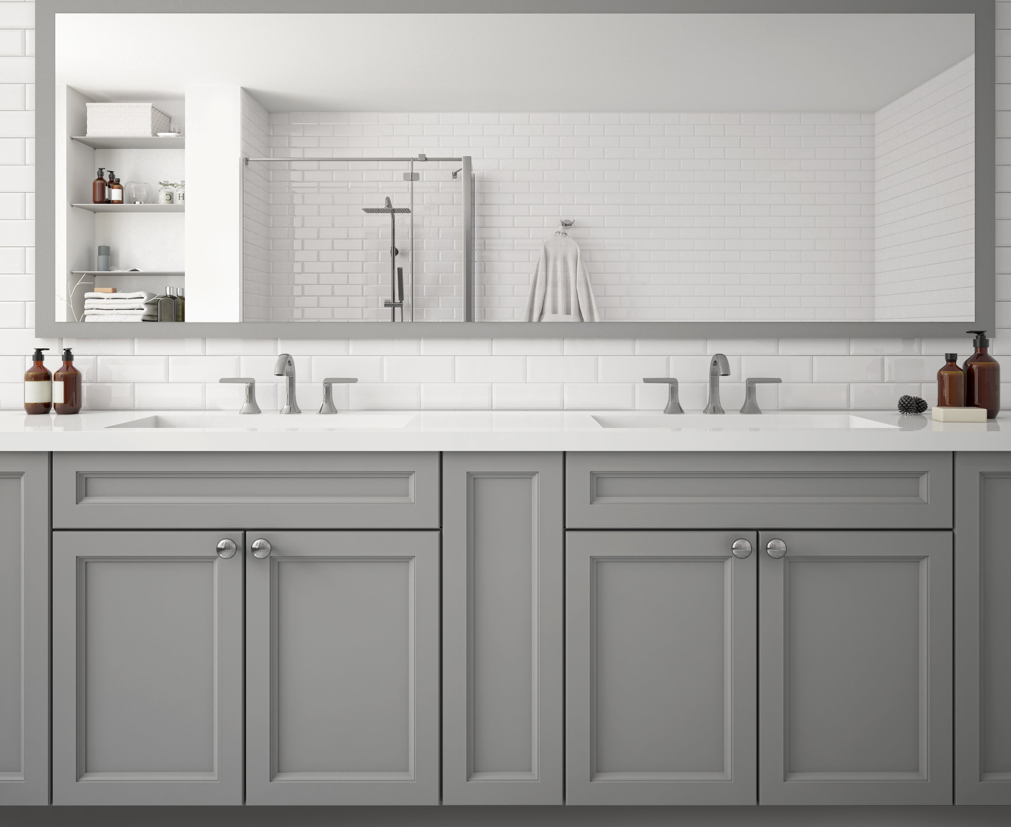 Arezzo Widespread Bathroom Faucet - Chrome Finish 8