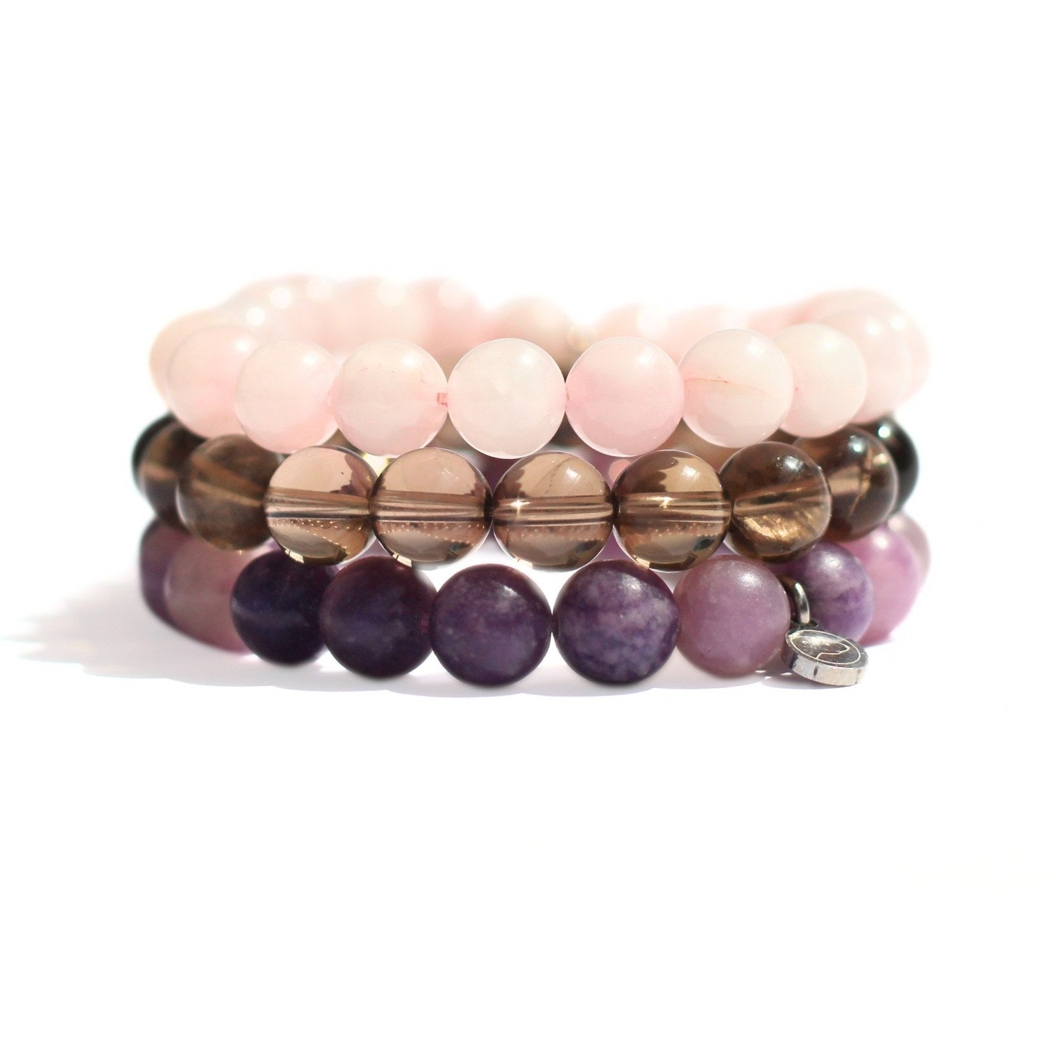 Aquarius Vulnerability Bracelet Pack - Adjustable Healing Crystal Bracelets for Stress Relief & Emotional Balance | Perfect for Meditation, Yoga & Daily Wear