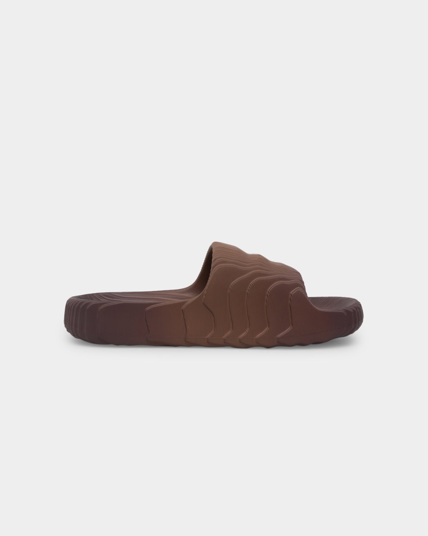 Adidas Adilette 22 Slides - Preloved Brown/Shadow Brown/Core Black - Comfortable Men's & Women's Shower Sandals for Pool, Beach, Gym & Home Use