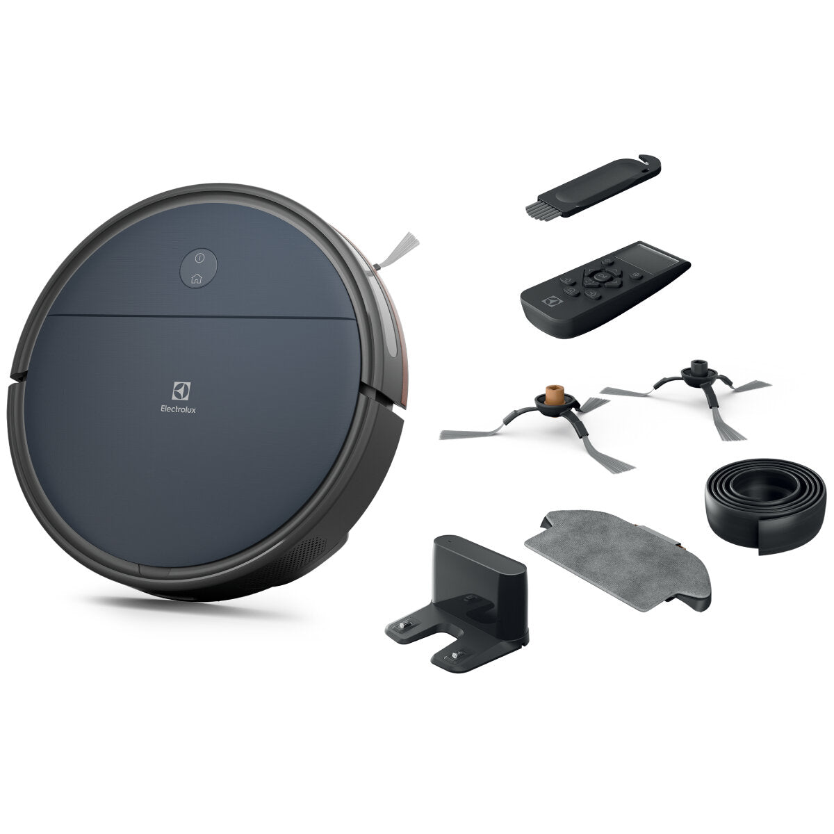 Electrolux EFR31221 UltimateHome 300 Robotic Vacuum and Mop Combo - Smart Cleaning for Hard Floors & Carpets - Ideal for Pet Hair, Dust & Daily Home Cleaning (Blue)
