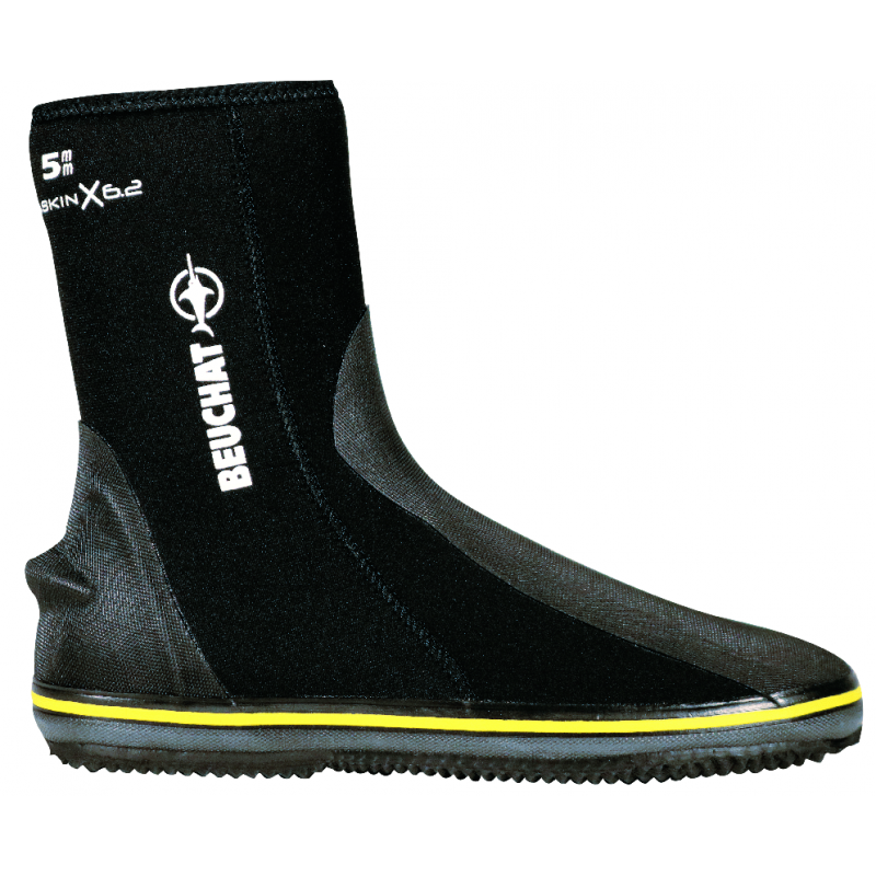 Beuchat Sirocco Sport 5mm Neoprene Diving Boots for Men & Women - Warm Waterproof Scuba Snorkeling Footwear for Beach, Surfing & Water Sports
