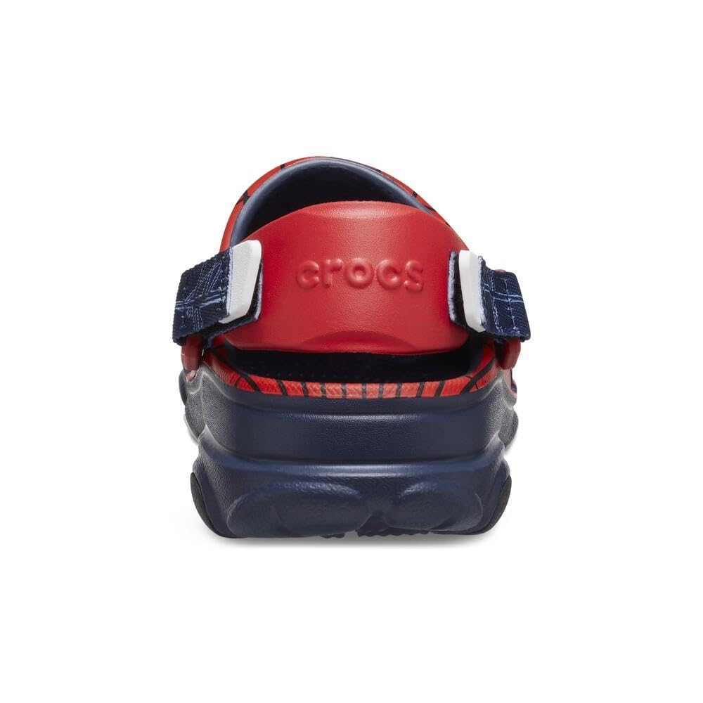 Crocs Unisex-Child Classic All-Terrain Spiderman Clogs | Lightweight Water Shoes for Kids | Perfect for Beach, Pool, and Outdoor Play