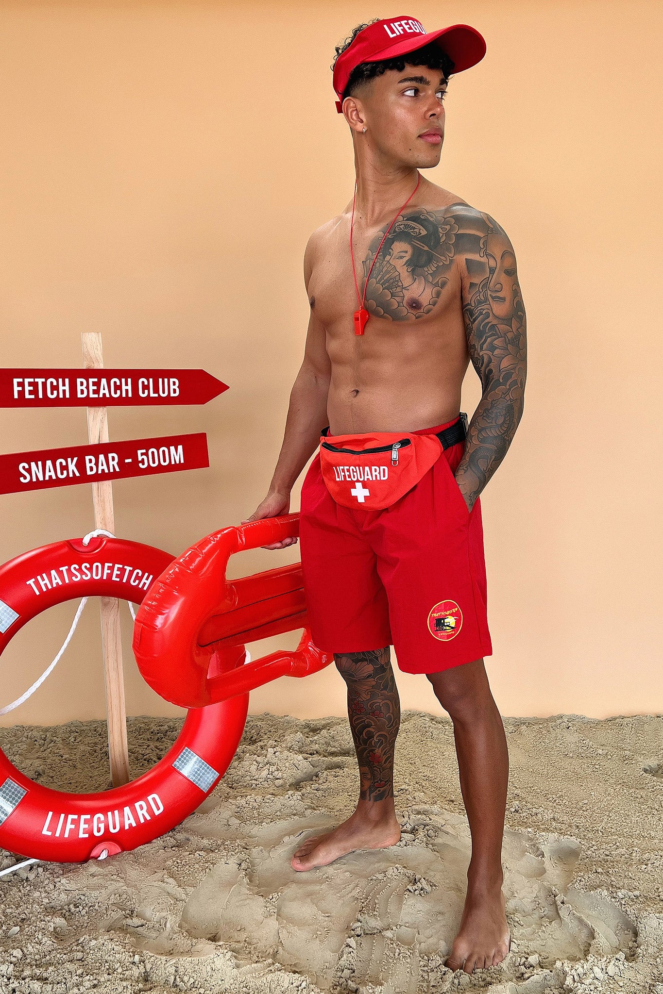 Trendy Women's High Waist Bae Shorts in Red - Perfect for Summer, Workout, and Casual Wear